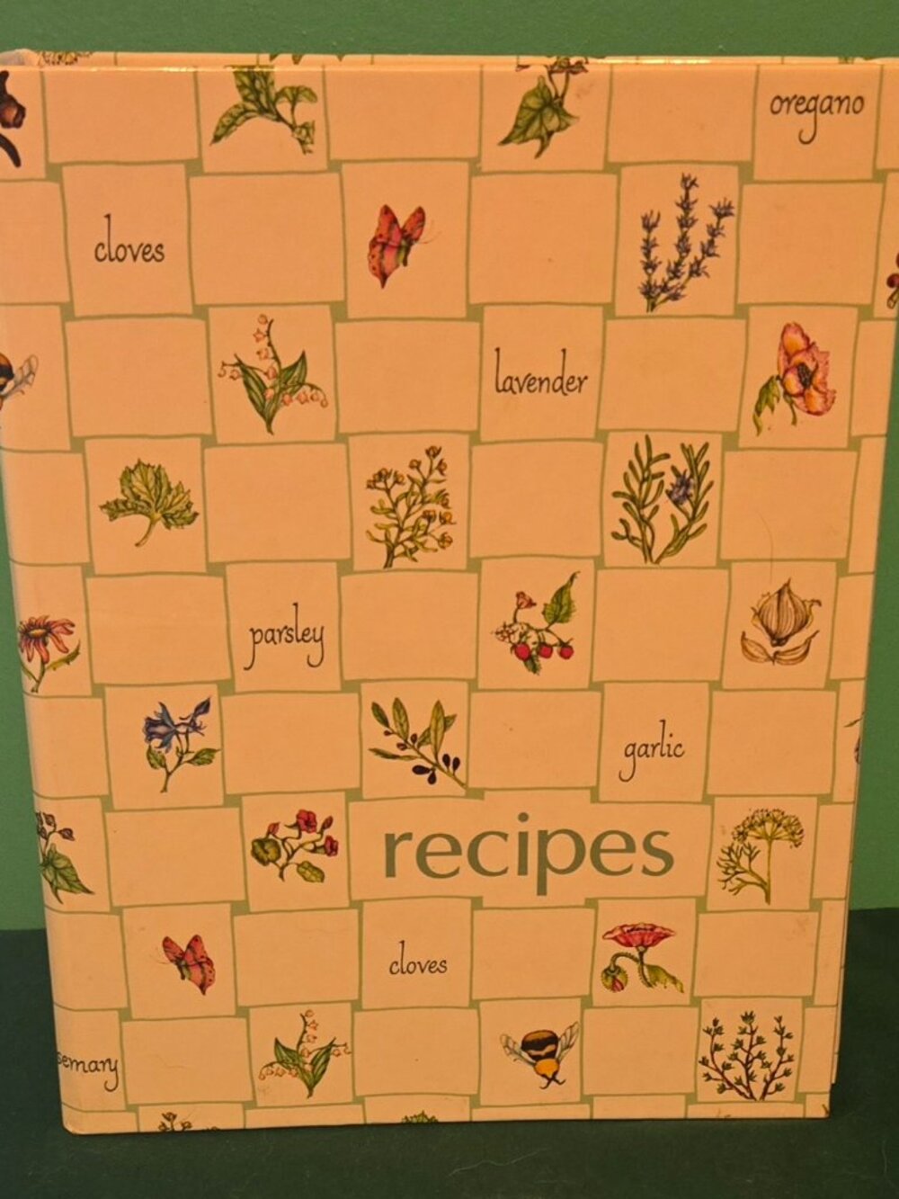 Vintage 1990 C. R. GIBSON recipe album 3 Ring Binder 120 Recipe Cards + More USA